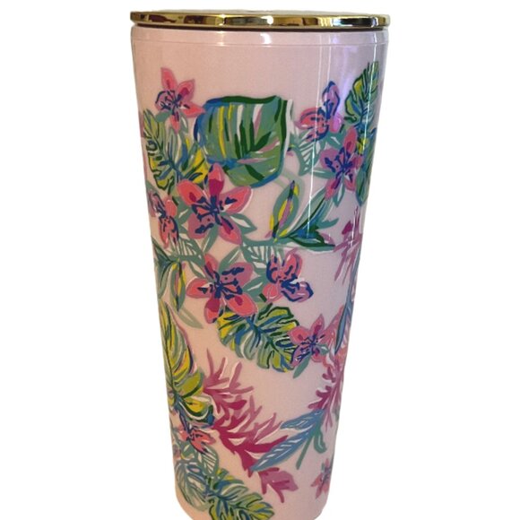 Lilly Pulitzer 'Mermaid in the Shade' Insulated 24 Ounce Double-Wall Tumbler - Picture 6 of 10